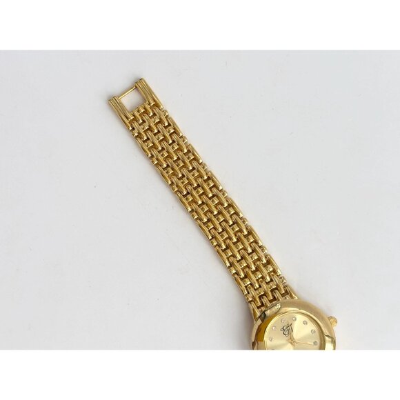 Elizabeth Taylor Bracelet Style Gold Ladies Vintage Wristwatch - 26mm - WORKS! - Picture 2 of 11